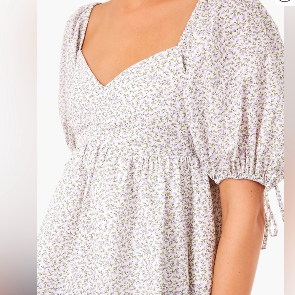 Tuckernuck Hyacinth House Lavender Society Blouse XS NEW